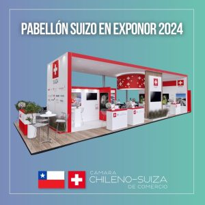 Pabellón Suizo en EXPONOR CHILE 2024 @ PABELLÓN ORO 863 - 871