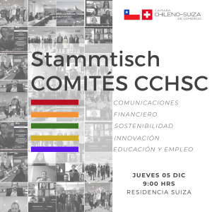 Stammtisch Comités CCHSC @ Residencia de Suiza